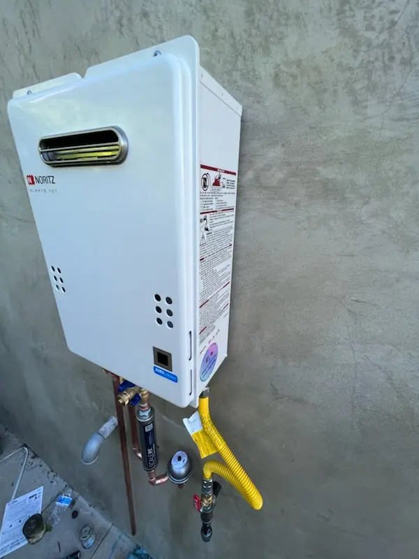 Tankless water heater installation for Crestview homes